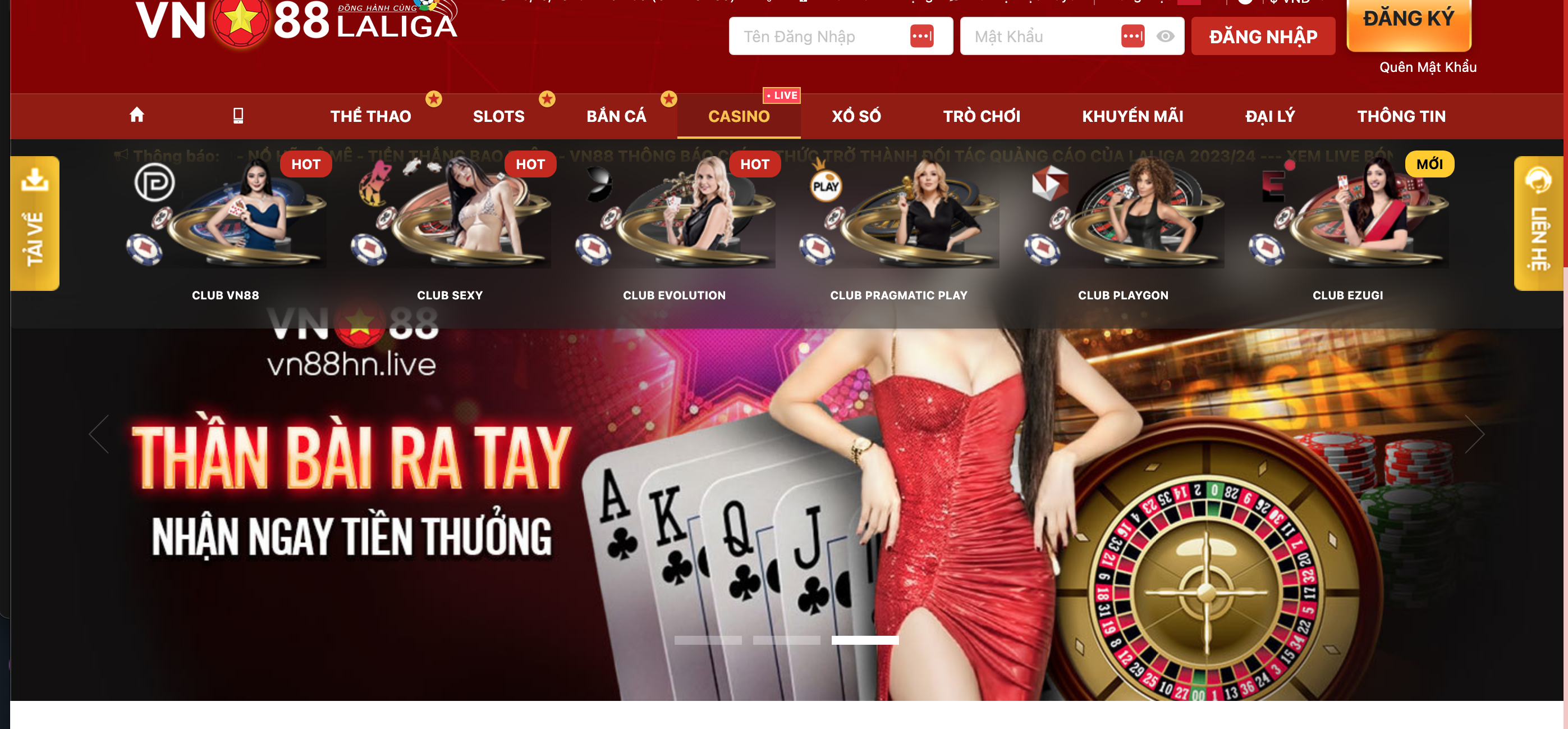 Casino online VN88
